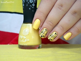 Дизайн ногтей желтого цвета
