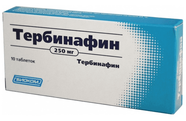 Тербинафин в таблетках
