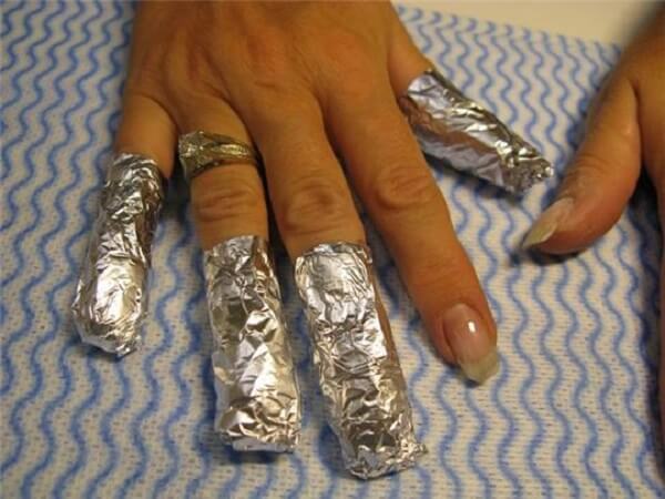 Как снять акриловые ногти