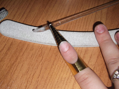 Гелевое наращивание ногтей на формы с использованием бумажного шаблона