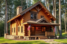 Дом из бревна: проекты и отделка под ключ с гарантией качества