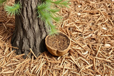 Кора сосны для мульчирования: как выбрать, правильно положить и ухаживать