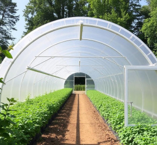 Теплицы-туннели из поликарбоната: простой способ получить хороший урожай круглый год