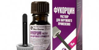 Раствор Фукорцин: инструкция по применению, показания и противопоказания