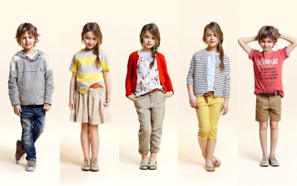 Детская одежда в одном стиле