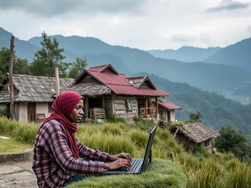 How the internet is changing life in the villageфото