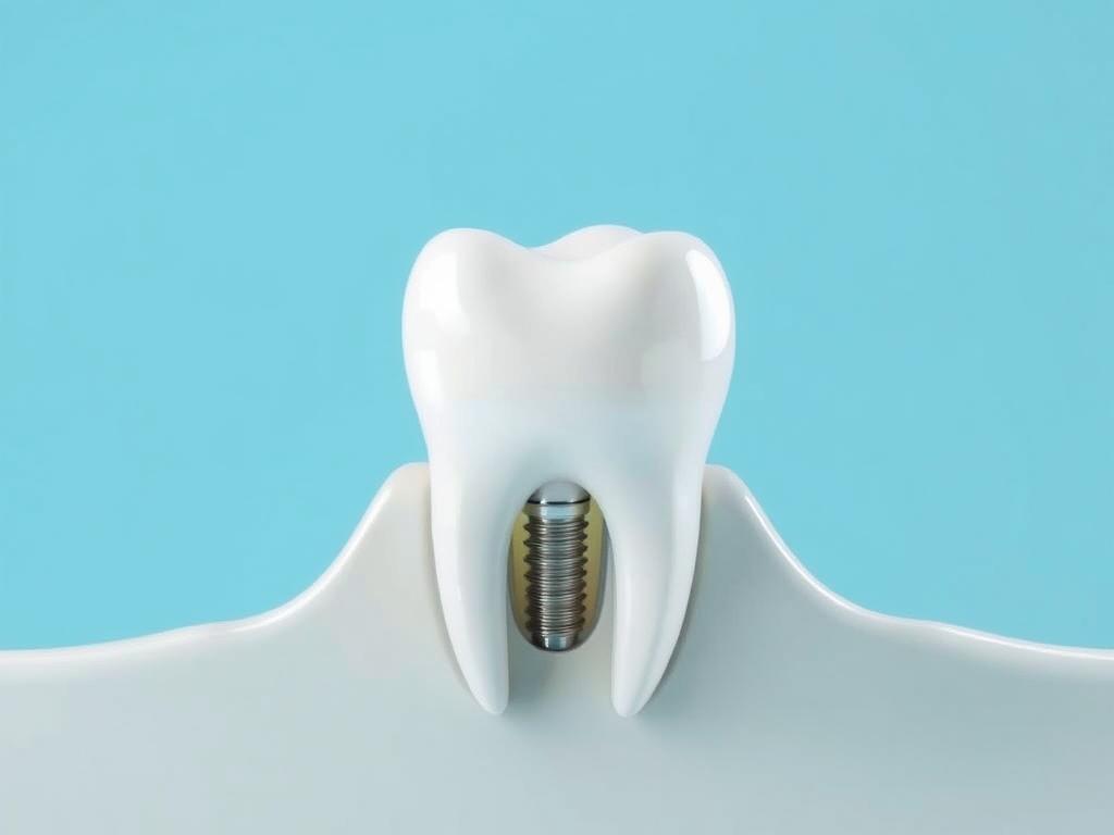 implantation of one toothфото