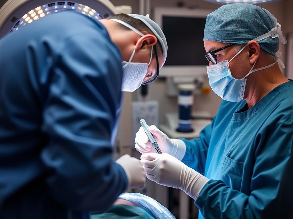 performing esophagogastroduodenoscopy (EGD)фото