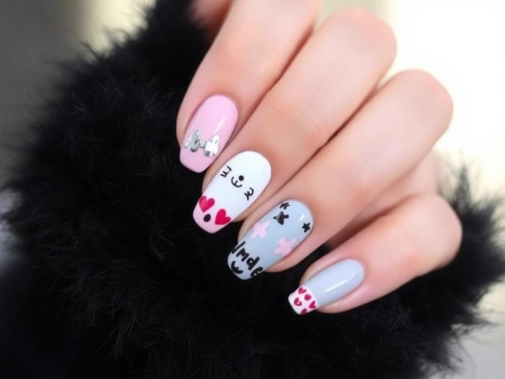     Le nail art tendance de la saison.. Inspiration : célébrités, défilés et street style