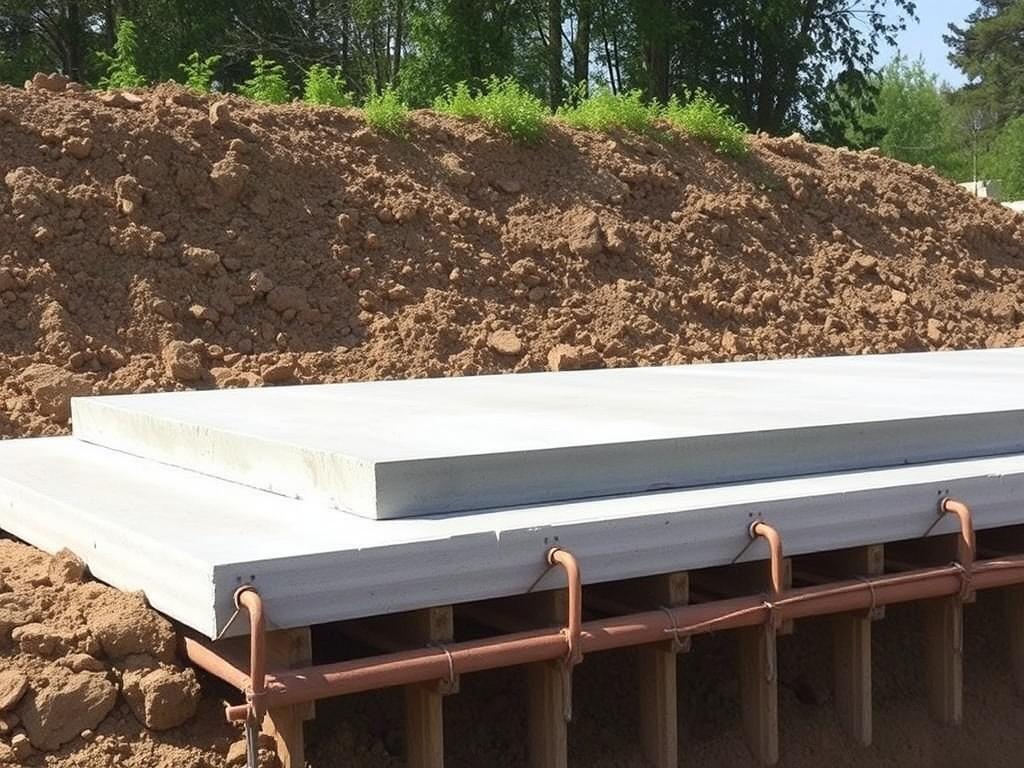 Reinforced concrete slabsфото