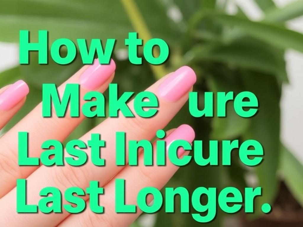     How to Make Your Manicure Last Longer. Conclusion