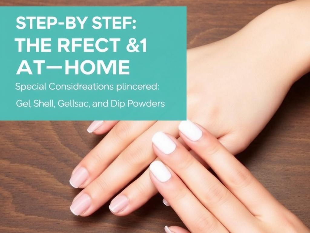     Step-by-Step Guide to the Perfect At-Home Manicure. Special Considerations: Gel, Shellac, and Dip Powders
