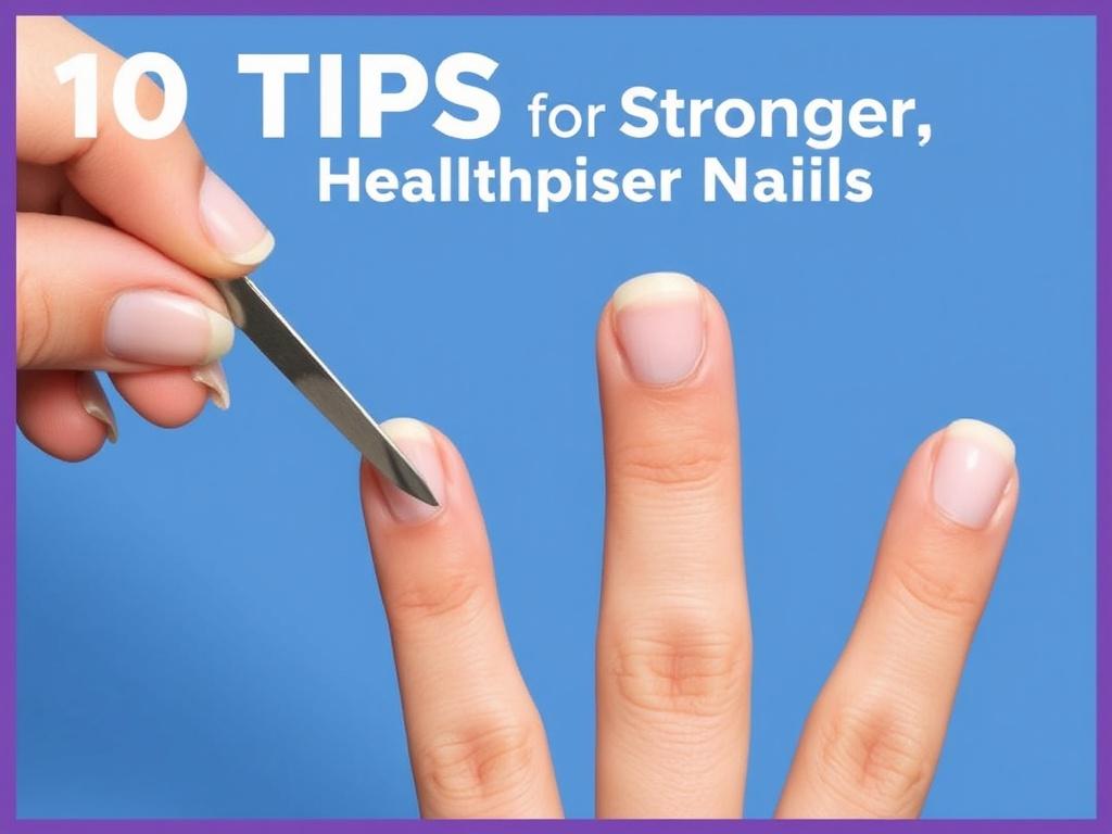     10 Tips for Stronger, Healthier Nails. Tip 4 — File Smartly: Shape Without Weakening