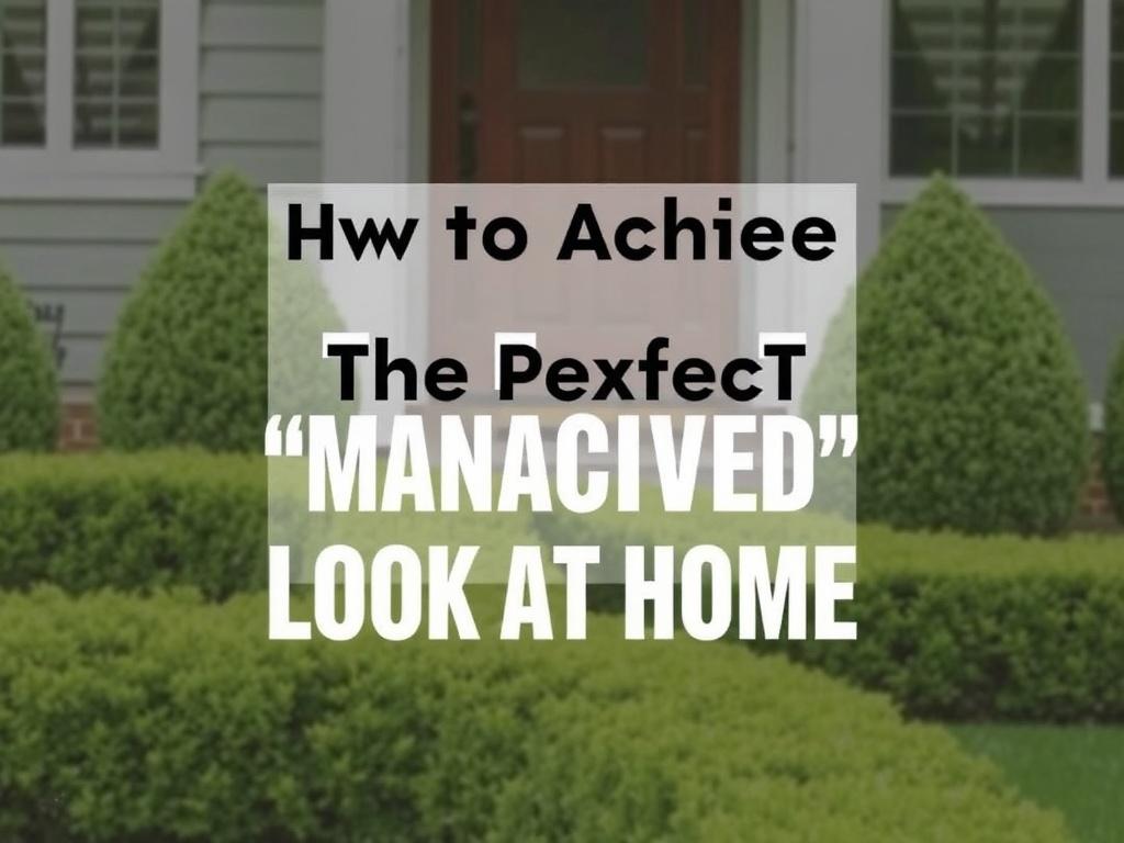     How to Achieve the Perfect "Manicured" Look at Home. Budget-Friendly and Eco-Friendly Options