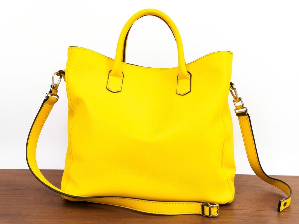 Желтая кожаная сумка: как яркий аксессуар делает образ