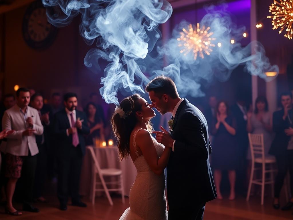 Дым на свадебный танец: как добавить волшебства и не потерять голову