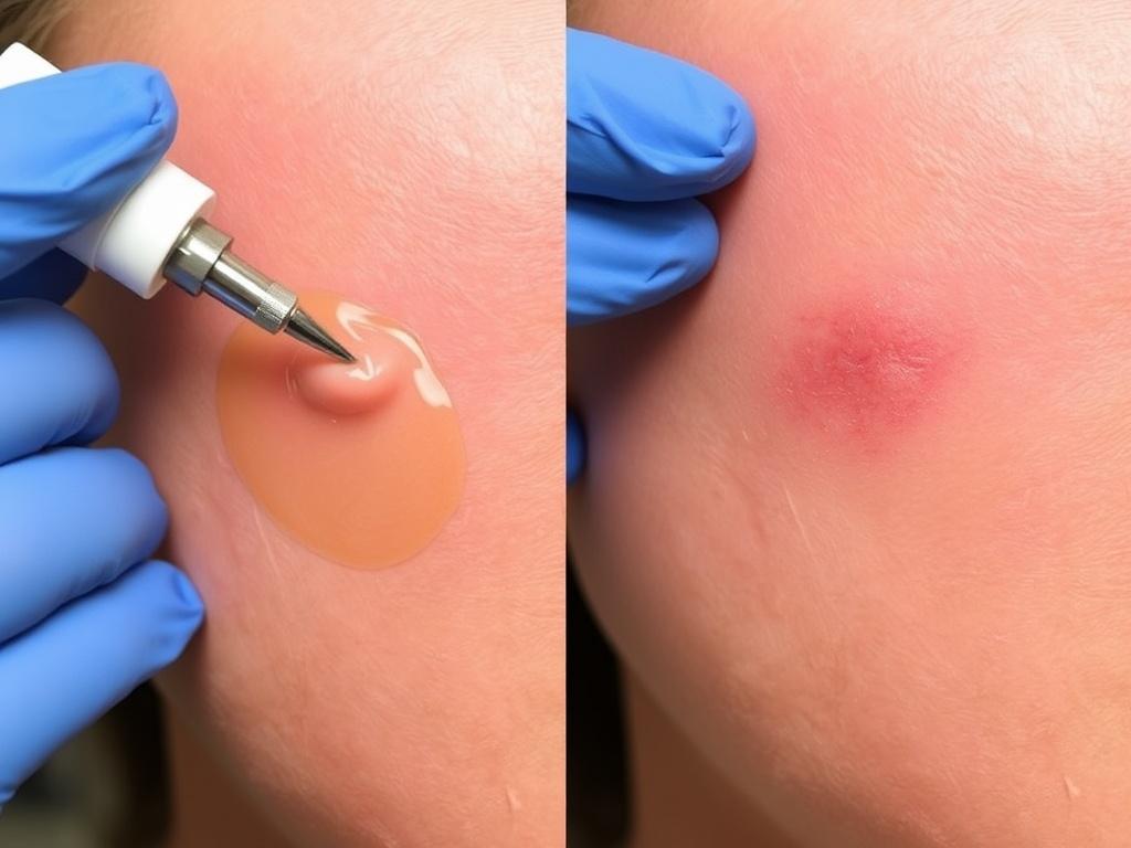 Removal of warts with nitric acidфото
