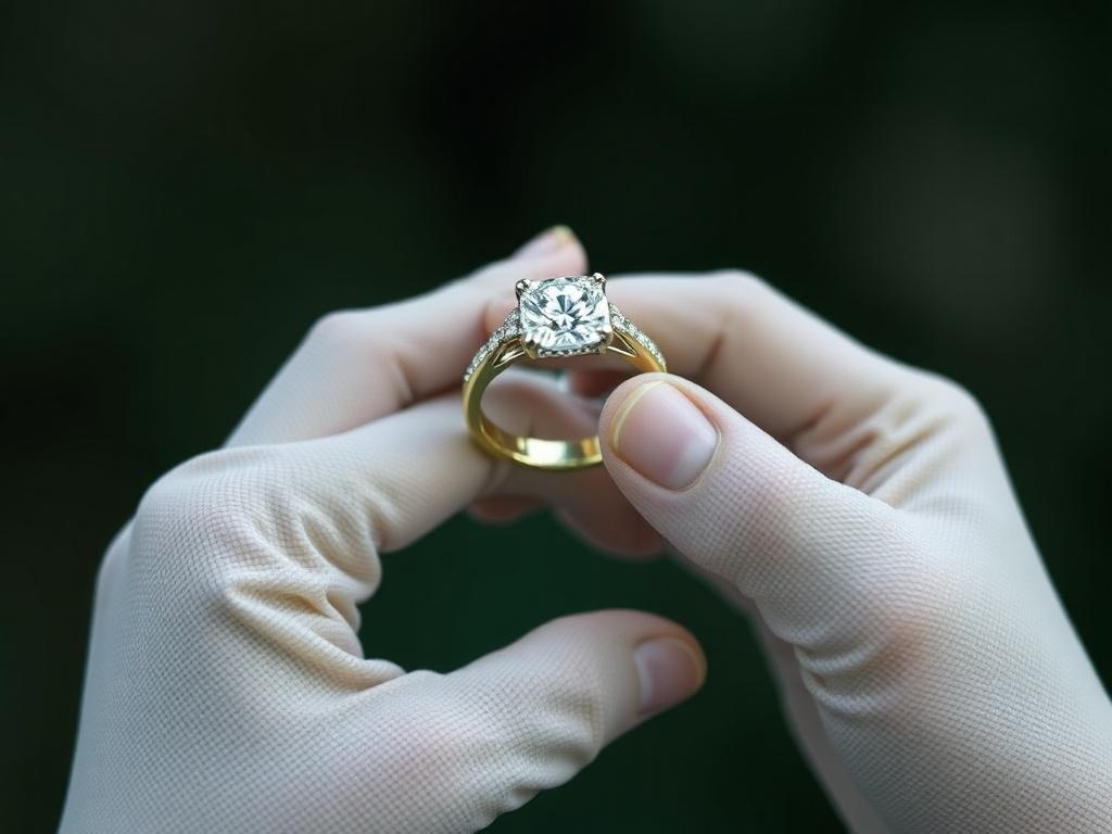 to present a ringфото